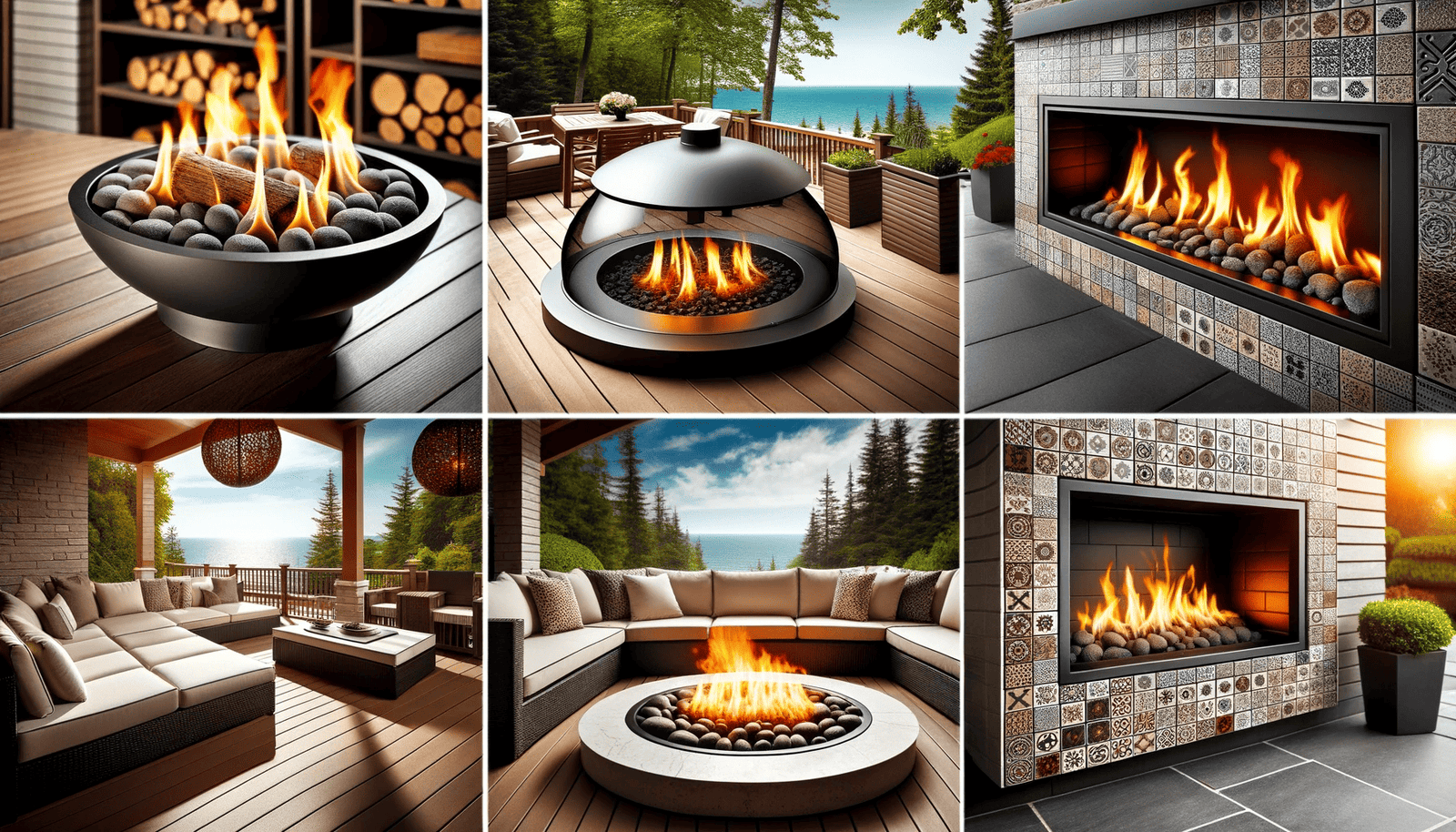 Types Of Outdoor Fireplaces