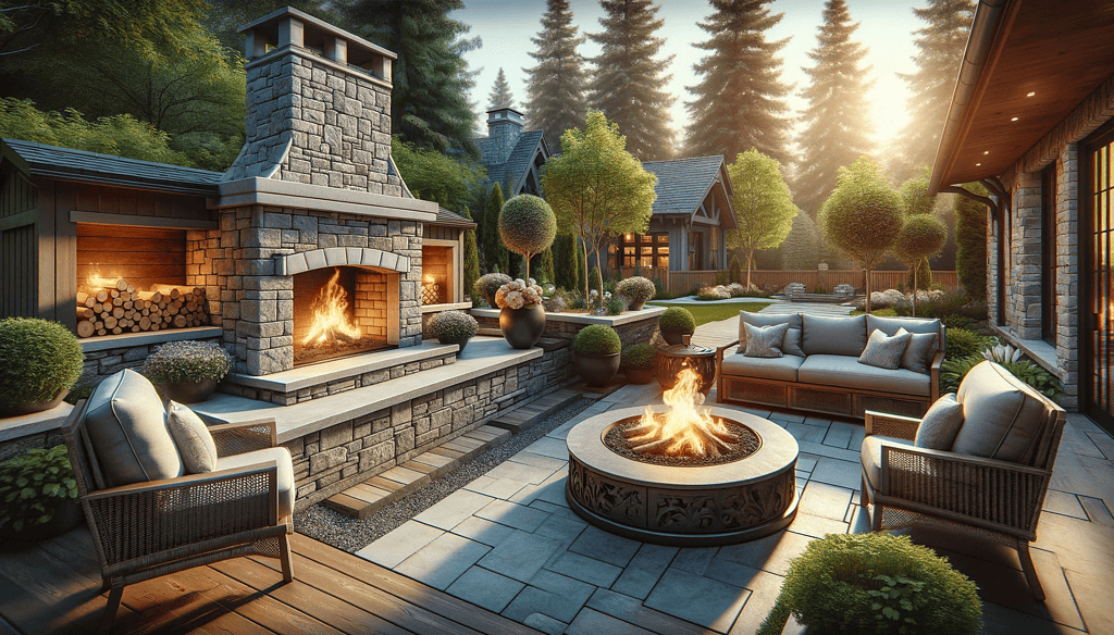 Outdoor Fireplaces and Fire Pits: Design Ideas and Safety Precautions