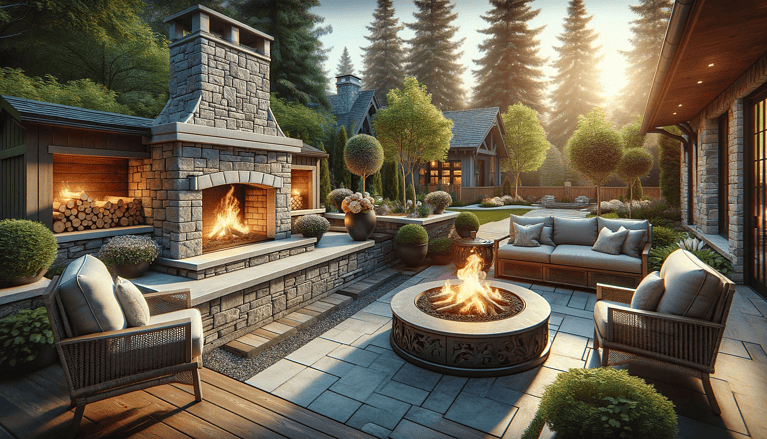 Outdoor Fireplaces and Fire Pits Design Ideas and Safety Precautions